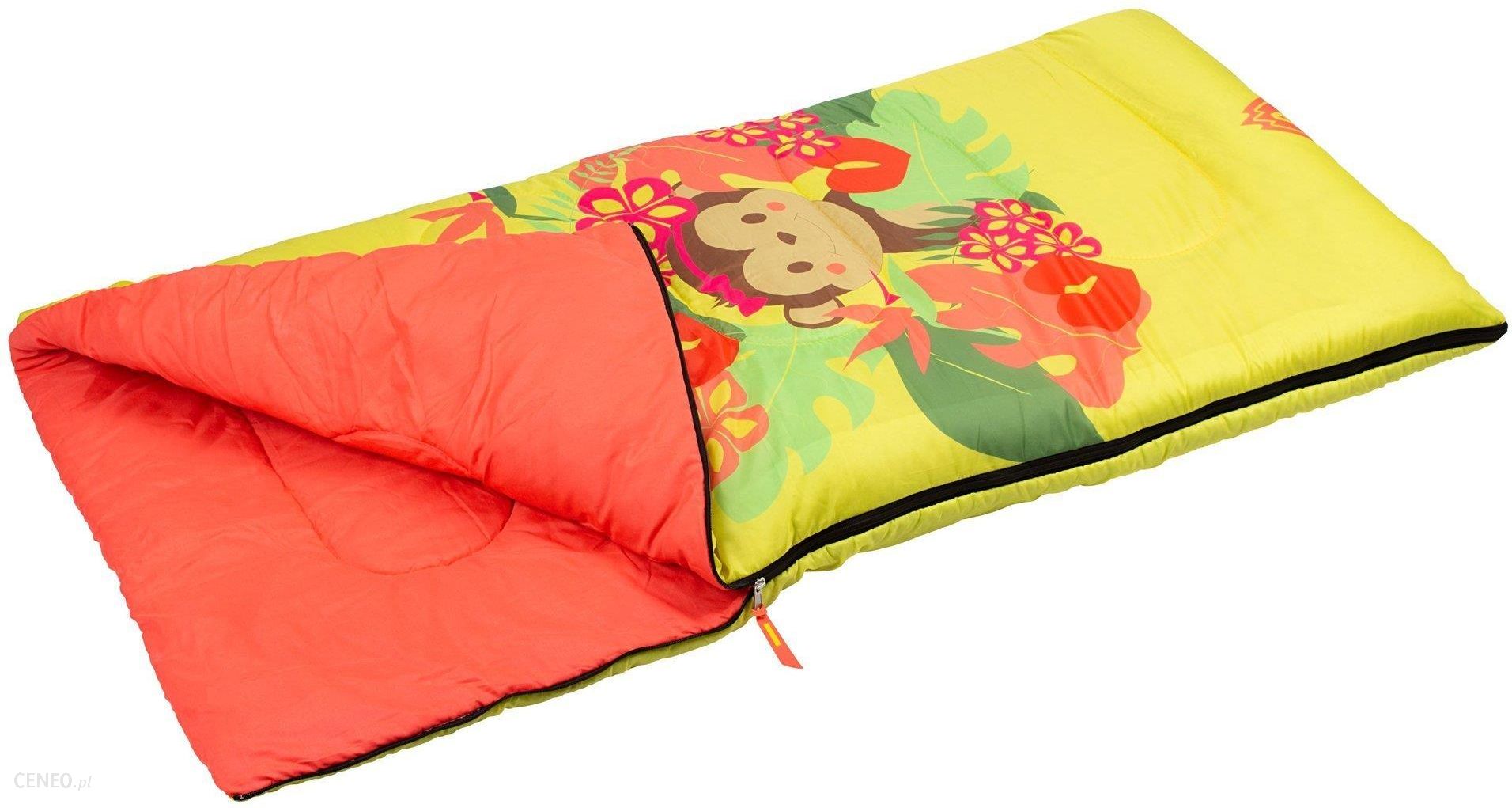 Abbey Camp Śpiwór Turystyczny Dla Dzieci Jungle Odcienie Żółtego I Złota