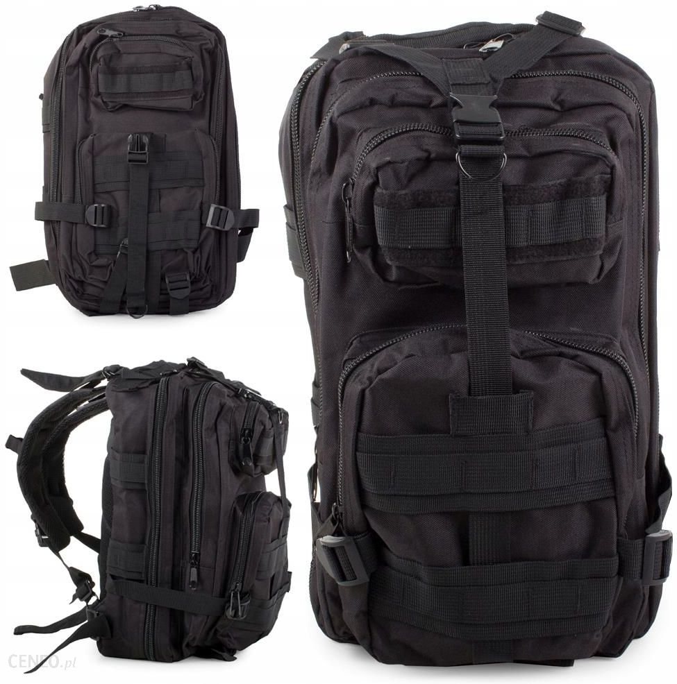 Verk Group Plecak Taktyczny Wojskowy 30l Czarny